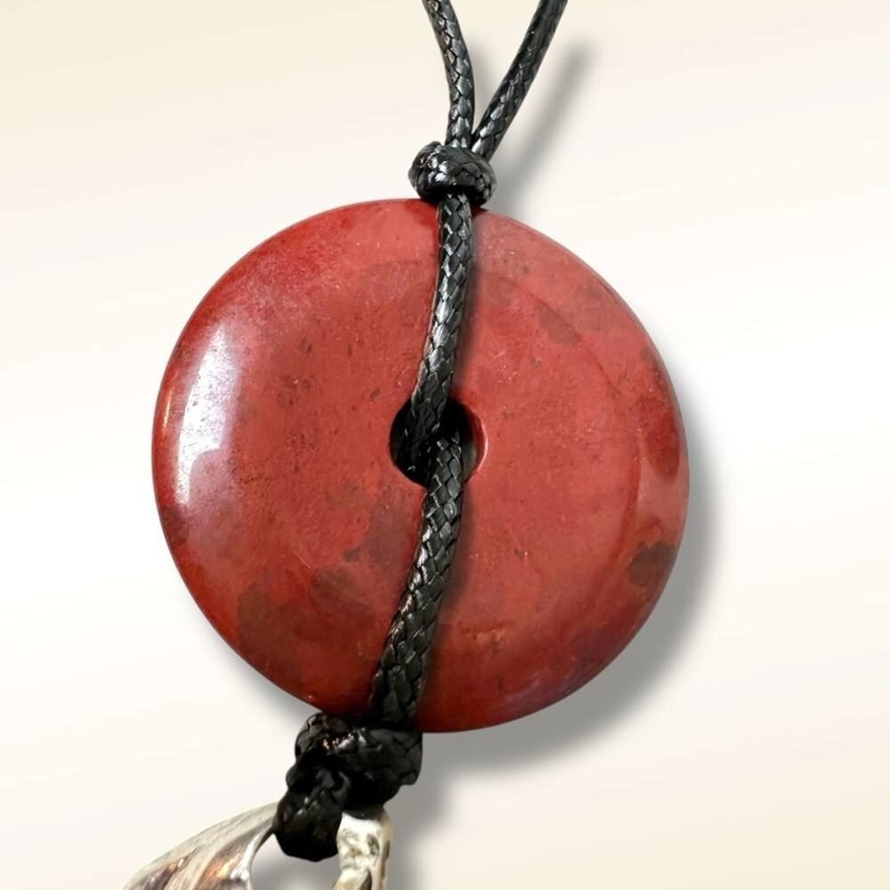 Free People Waterhouse Long Pendant Necklace Firecracker NWT Western Bohemian - Picture 7 of 9